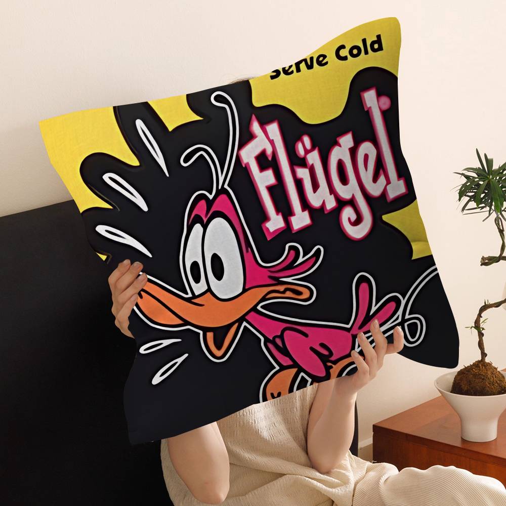 Flugel Drinking Cushion Cover Pillow Cover Decor Pillowcase Printed Cushion Case For Couch