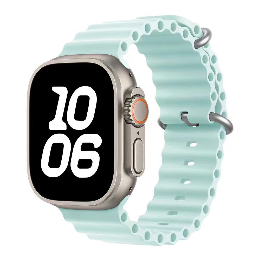 Ремешок из двухцветного силикона Apple Marine для часов 8/7/SE/Ultra Sports