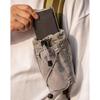 Portable Backpack Strap Pouch Drawstring Shoulder Strap Hanging Bag Water Bottle Holder  Hiking