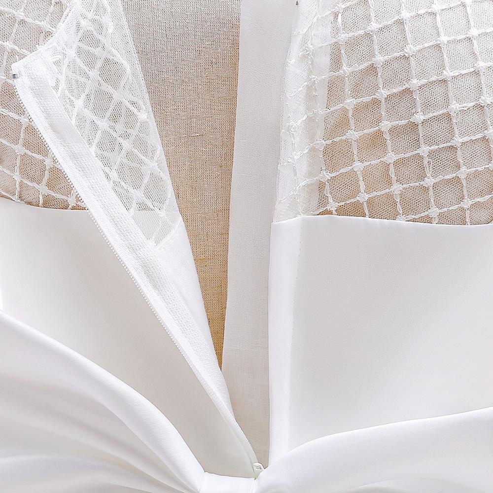 Roztomilá holčička Tutu Šaty výšivka Krajka Květina Princezna šaty pro 1. narozeninovou párty Novorozeně Babi Modré Korálky Ples Tyll Oblečení