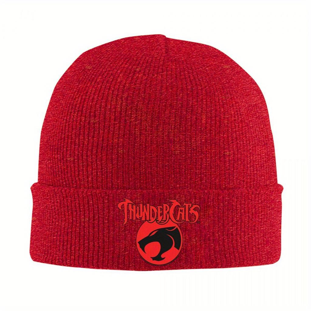 Thundercats Beanie Hats Knit Hat Kpop Warm Adult Unisex Caps Autumn Winter Graphic Street Y2K Bonnet Hats Gift