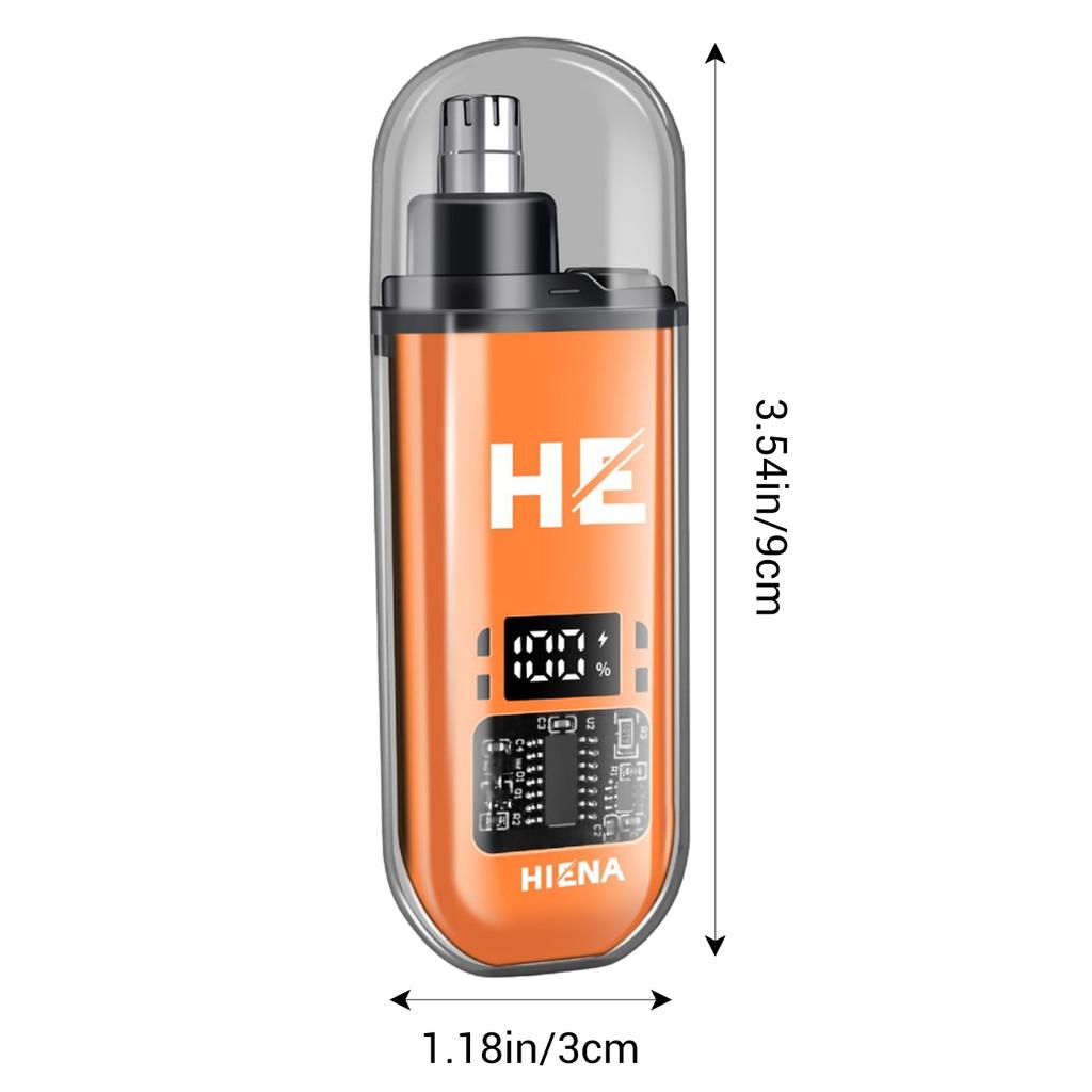 Nose Clippers Facial Hair Trimmer Digital Display Rechargeable Nose Trimmer for Haircut Beard Shaver Barbershop