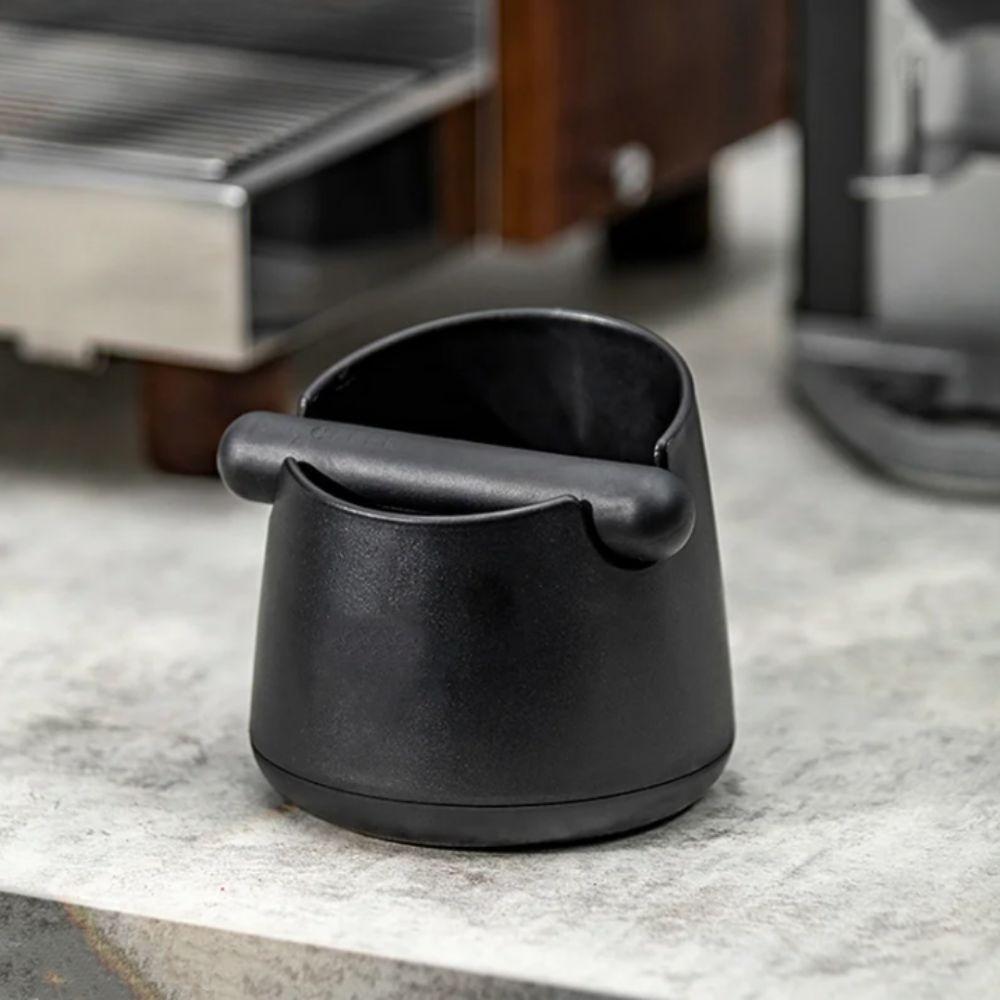 Anti Slip Base Coffee Grounds Bucket With Knock Bar Espresso Grounds Container  Baristas