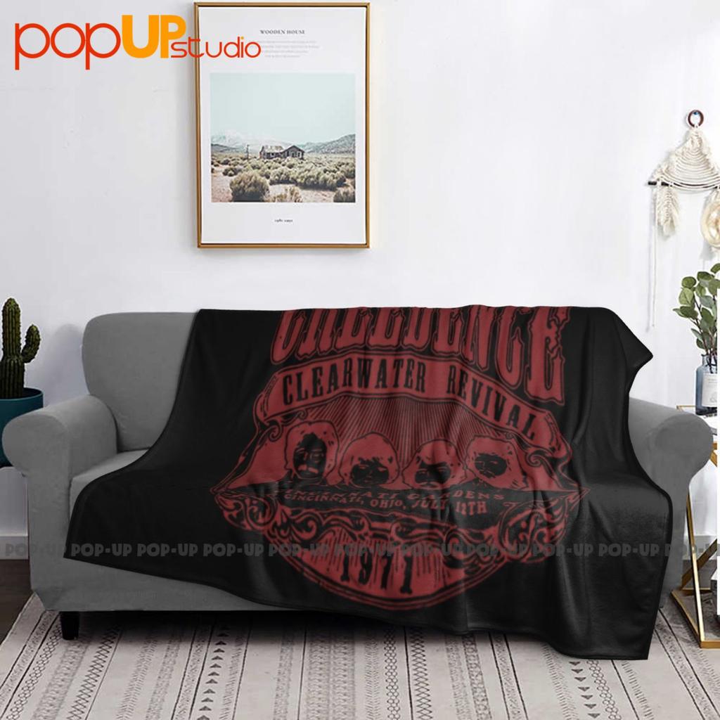 Creedence Clearwater Revival 1971 Rock Grey Ccr Ultra-Soft Blanket Quilt Winter Sofa Cover Bed Covers