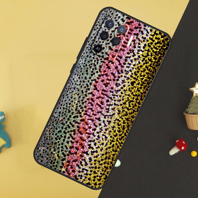 Braune Forelle Fliegenfischer-Etui Für Oppo A5 Pro A6 A15 A16 A76 A96 A17 A57 A98 A58 A78 A18 A38 A54 A74 A94 A40 A60 A80