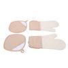 Oven Mitts Pot Holders Set 500 Degrees F Silicone Kitchen Oven Gloves Potholders Anti Slip Washable for Cooking Baking