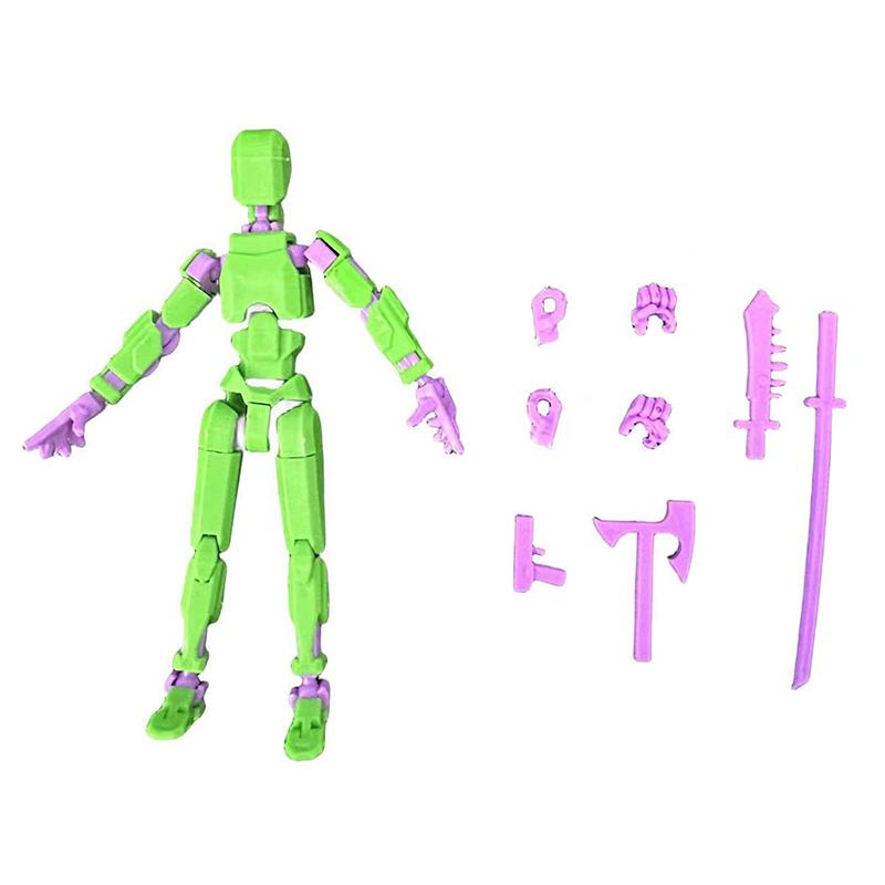 Multi-Jointed Movable Shapeshift Robot 2.0 3D Printed Mannequin Dummy 13 Action Figures Toys Kids