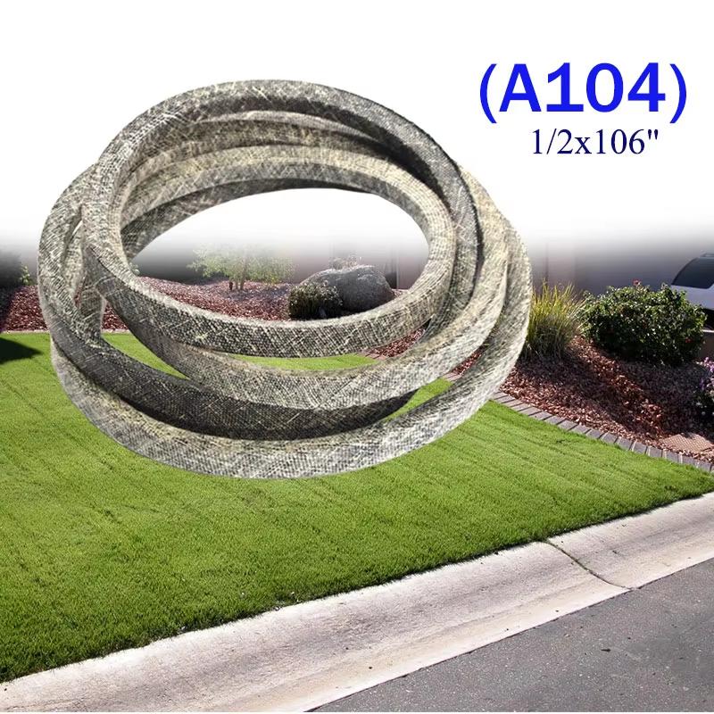 

Запасной ремень для C/RAFTSMAN 46 405143 532405143 584453101 и подходит для P/OULAN H/USQVARNA 1/2x106 (A104) сделано из K/кевлара