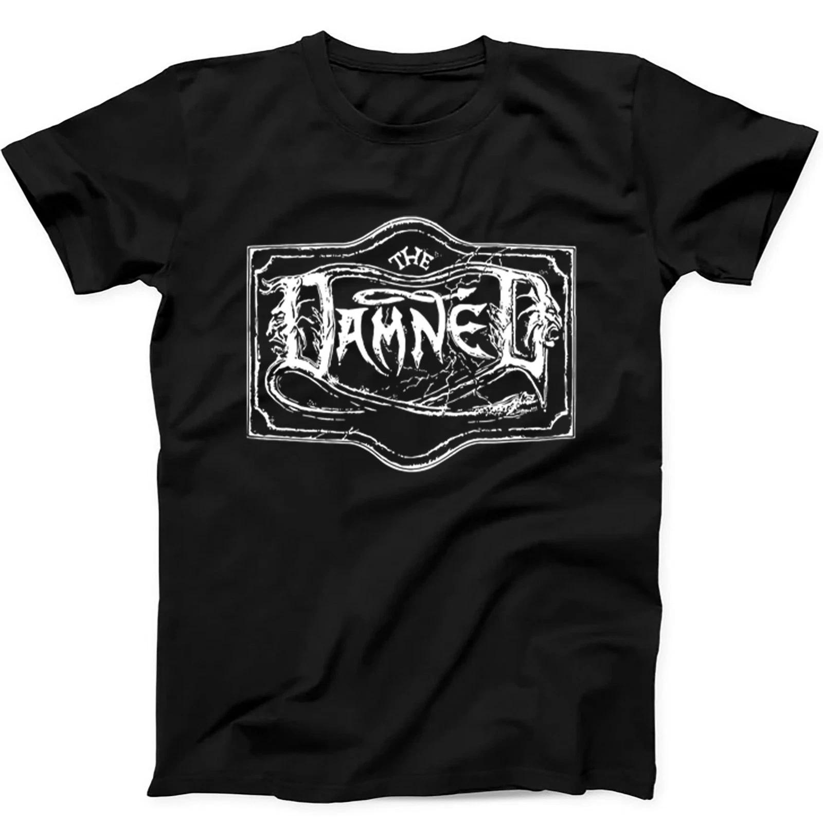 Damned The Black Album Punk Rock Music Black Unisex T-Shirt S-5XL Q8143 3XL