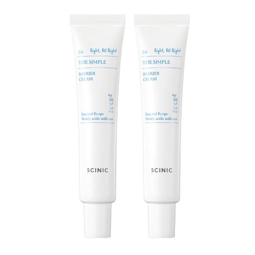 Scinic The Simple Barrier Cream 40ml 2pcs NONE