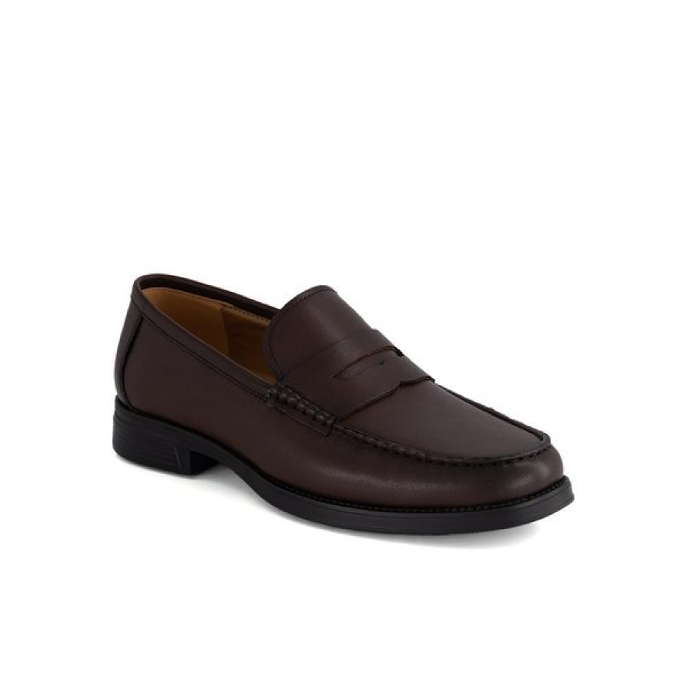 Kumkang Men Soft Leather Dress Penny Loafer Regslc5770f3 245/Braun