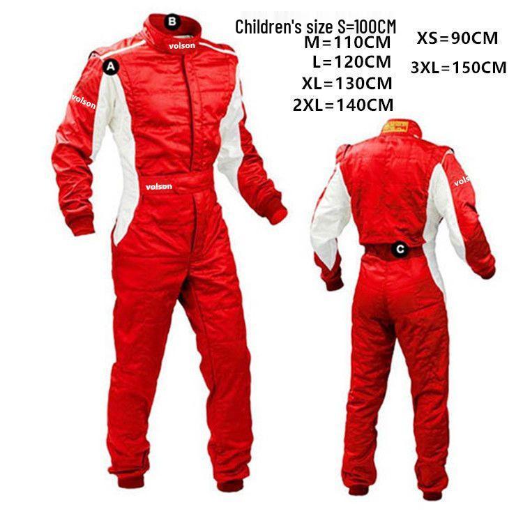 F1 Off-Road Go-Kart Racing Suit: Waterproof One-Piece for Adults & Children