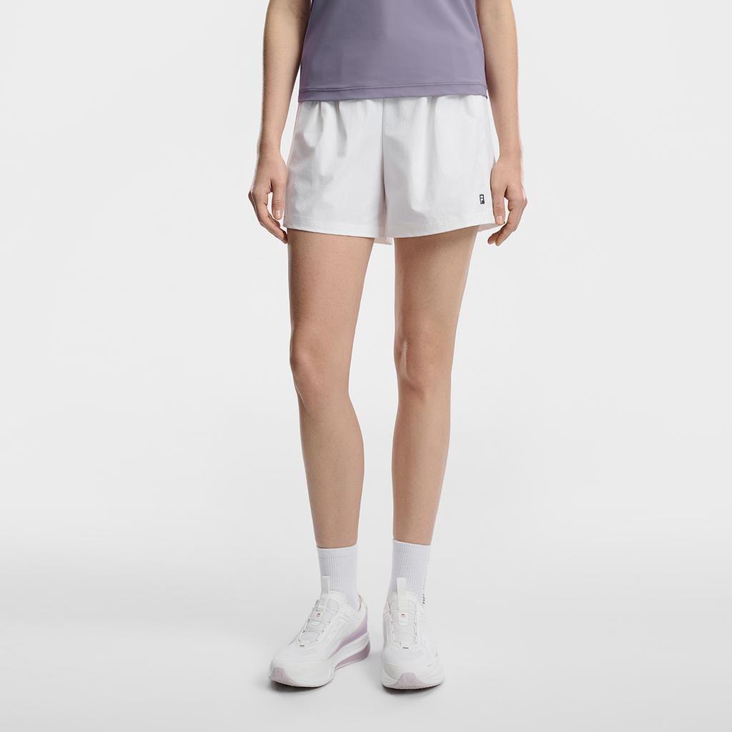 Fila Calças Femininas A51W621803F-WT de Fitness Largas, Absorventes de Suor, com Proteção UV e Secagem Rápida