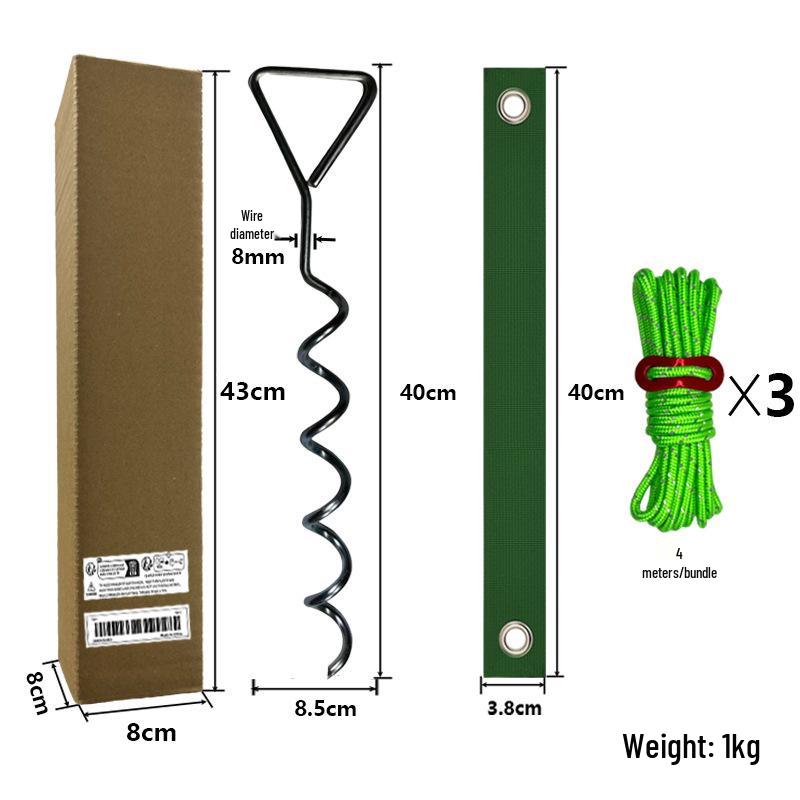 Spiral Tree Stake Kit - Heavy Duty Support Set