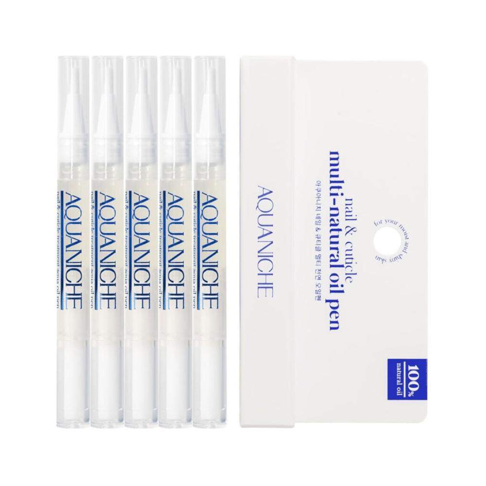 Aquaniche Penna Olio Multi-naturale per Unghie e Cuticole 2ml*1Pz/2Pz/3Pz/4Pz/5Pz