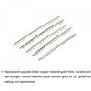 uxcell Acoustic Guitar Frets, Wire Guitar Fretboards, 20 Frets, 2mm, Silver Tone, Replacement Fretboards, 20 Pieces