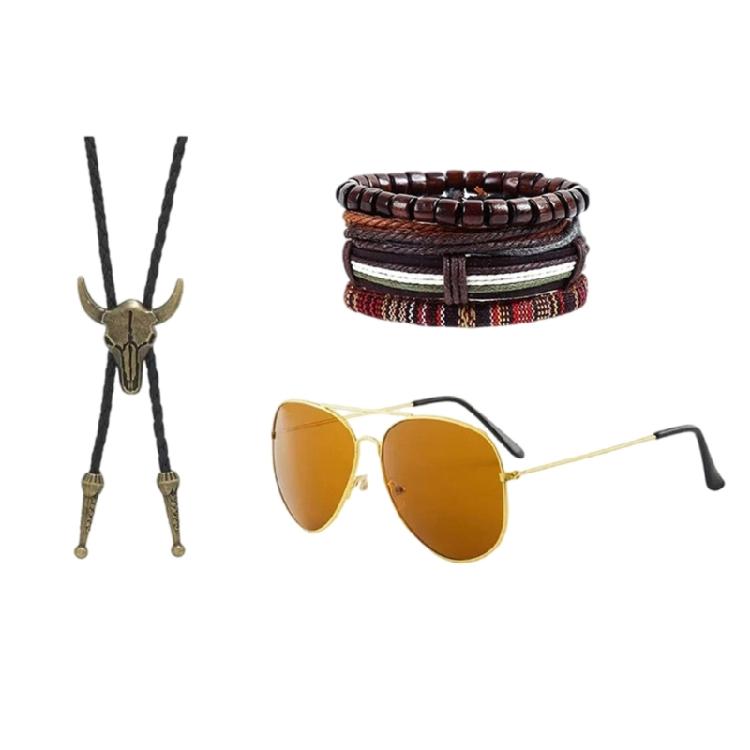 Cowboy Halloween-Kleidung Mehrfachszenario-kompatibel Praktisches Stoffaccessoire für Rollenspiele und Mottopartys