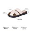 Leather Bag Head Slippers Women's Outer Wear 2025 Spring and Summer New Retro Woven Hollow One Pedal Lazy Half Drag