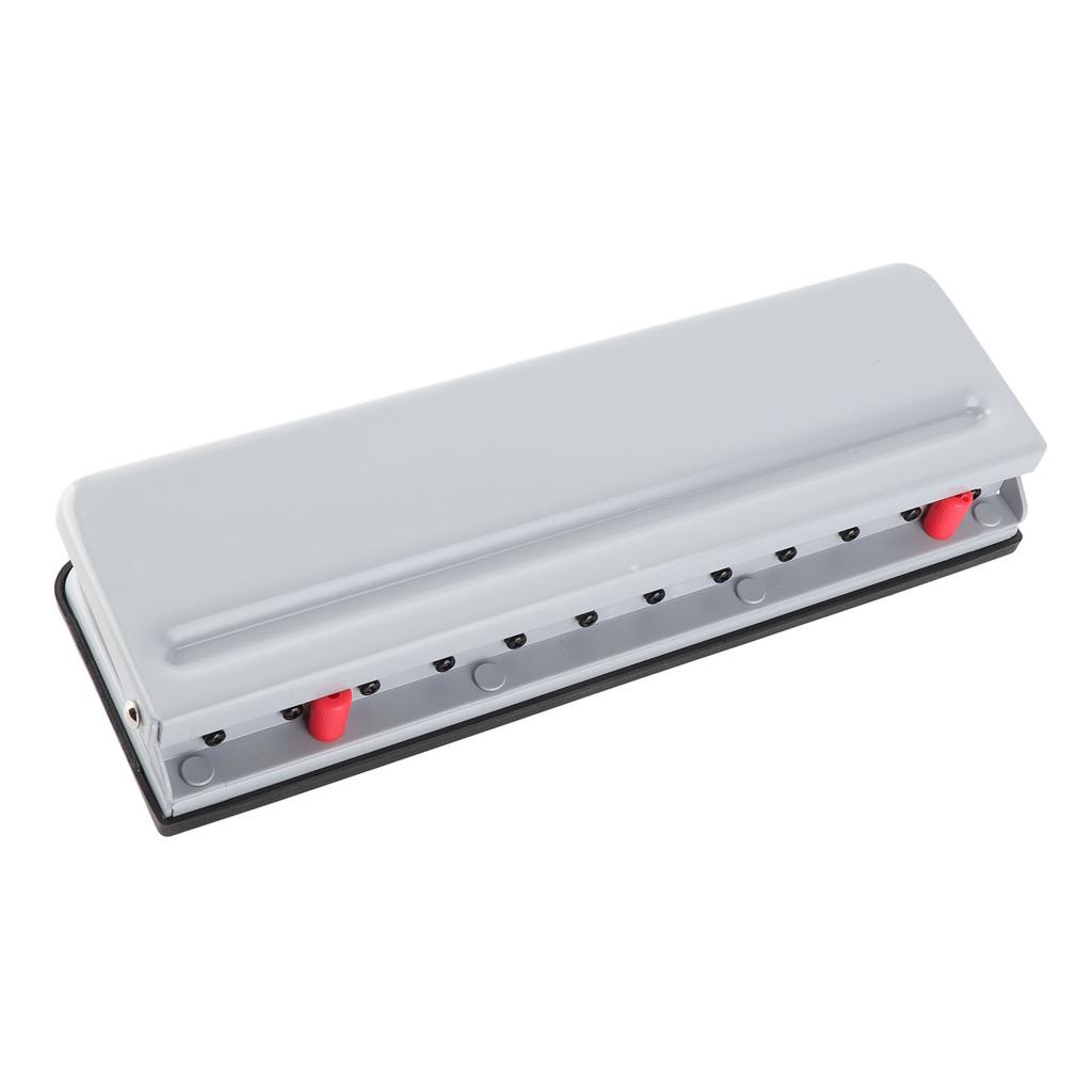 Paper Puncher Mushroom Shaped Hole 12 Holes 6 Sheets A4 Capacity Loose Leaf Paper Binding Punch for A4 A5 A7 B5 Paper