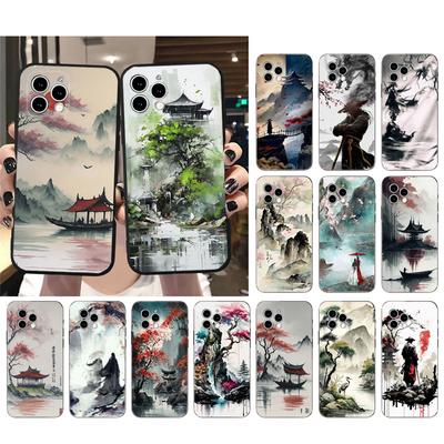 Japan Landschaft Telefon Fall Für iPhone Samsung Galaxy Redmi Xiaomi Oppo OnePlus Hinweis SA 7 8 9 10 11 12 13 14 20 21 22 23 53 54 Pro Max Plus Ultra