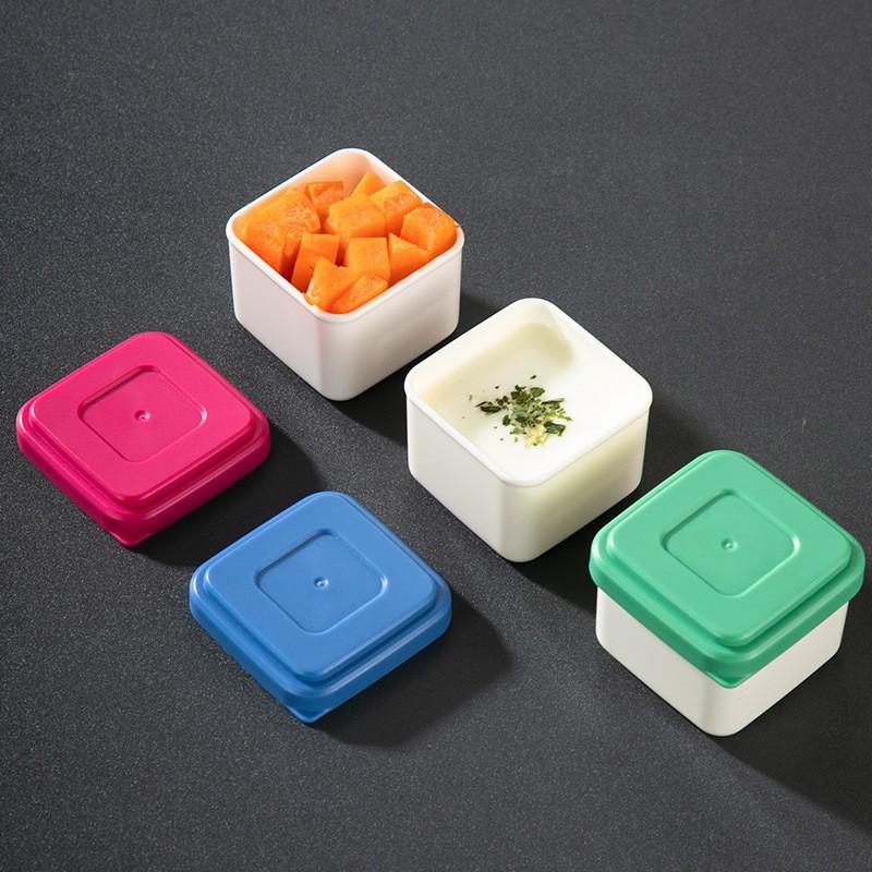 Leak-Proof Single-Compartment Bento Box School Office Picnic Outdoor Lunch - Microwave-Safe Plastic Food Container 800-1000ml Square Sauce Container Minimum Order: 10 pcs