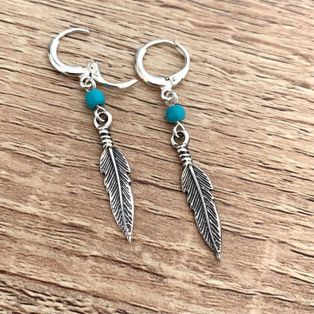 Bohemian Feather Earrings - Cross-border Foreign Trade Jewelry