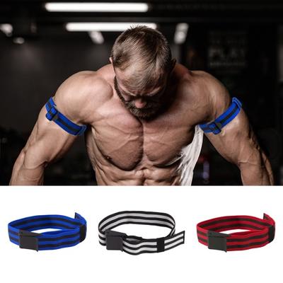 Fitness Tıkanma Bantları Kan Akışı Kısıtlaması için Rahat Ayarlanabilir Elastik Bantlar Kol Uyluk Hızlı Kas için Eğitim Basınçlı Bant