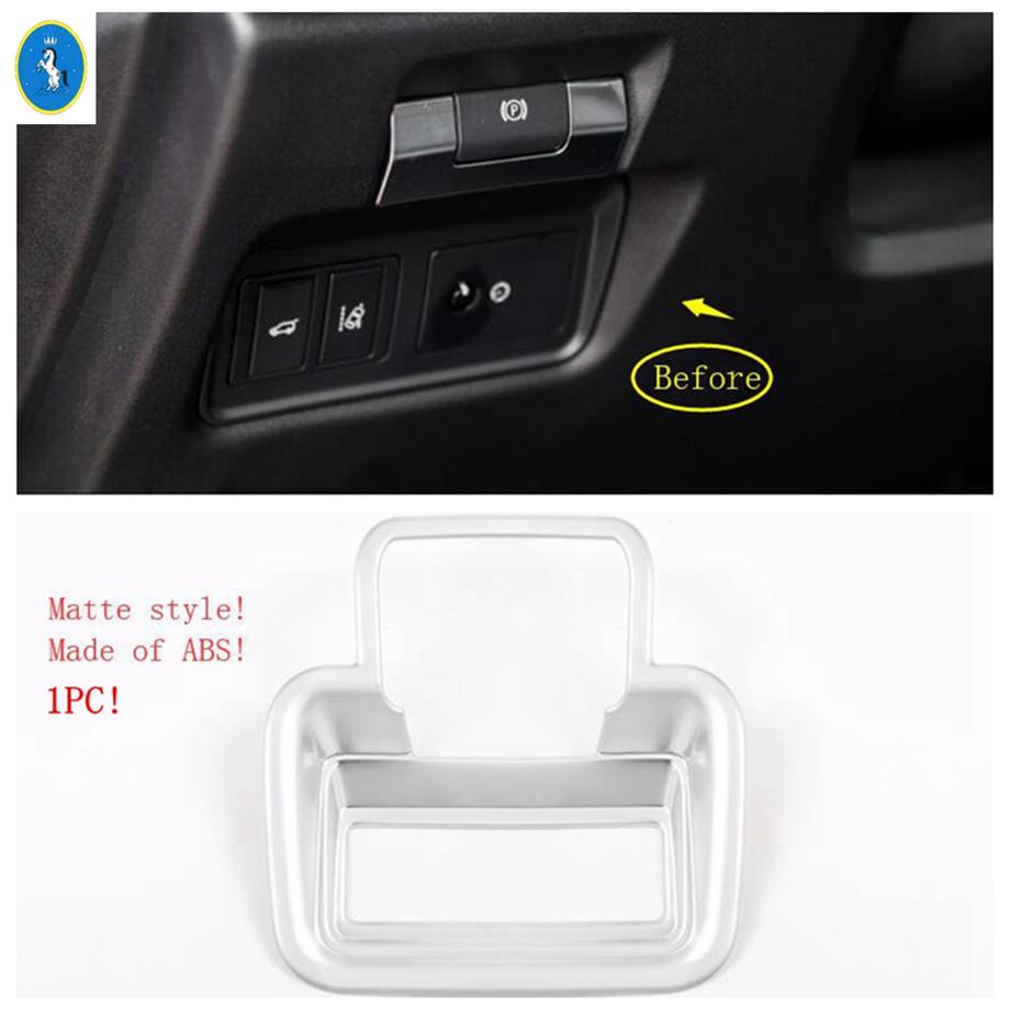 Glass Lift Button / Gear Shift Lights / Air Control Panel Cover Trim Fit For Jaguar E-pace E pace 2018 -  Matte Interior