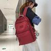 Vintage Plaid Backpack Large Capacity Lightweight School Bag for Junior High School Students