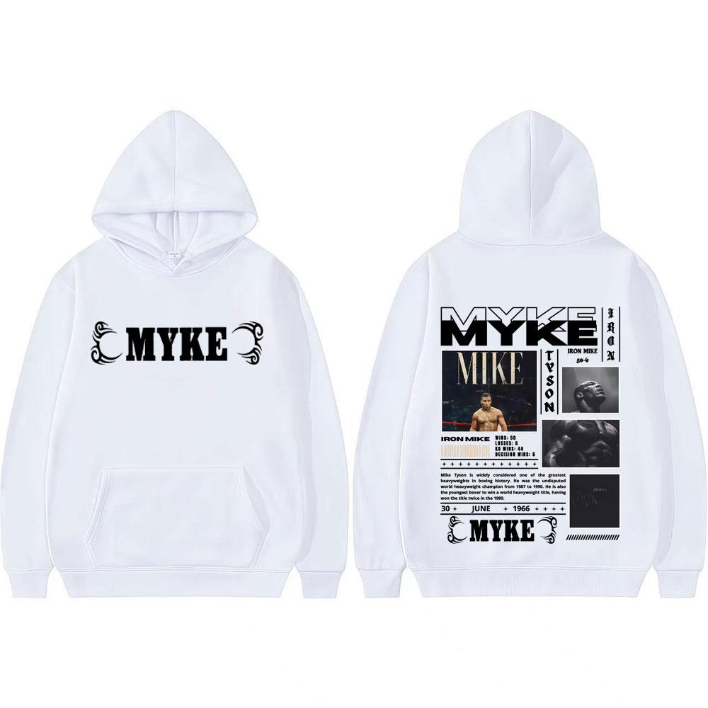 Limited Iron Mike Tyson Print Pullover Men Women Clothing High Quality Casual Hoodie Unisex Vintage Harajuku Classic Sweatshirts