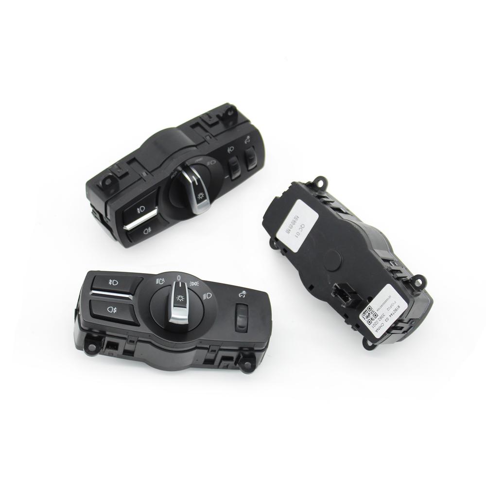 Car Headlight Headlamp Switch Control Assembly For BMW 5 6 7 X3 X4 F10 F11 F06 F12 F01 F02 F07 F25 F26 61319192744,61319204067