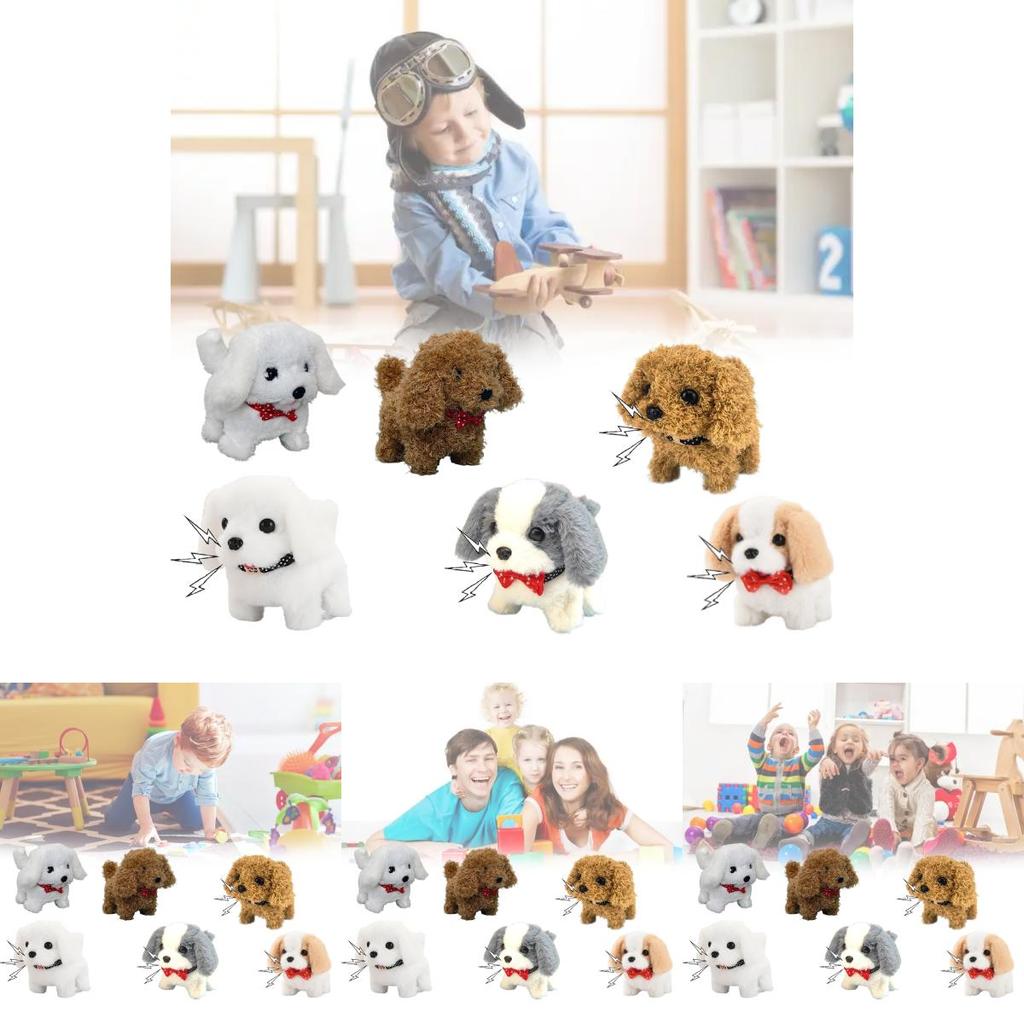 Children Toy Dog With Walking And Sound Capabilities For Parent Child Interaction And Learning