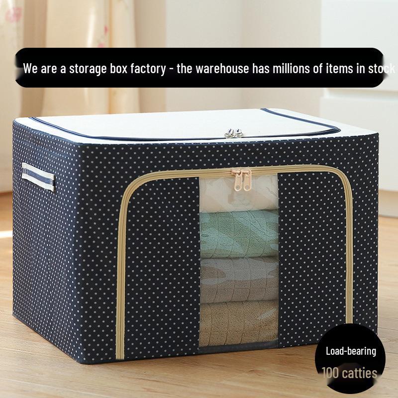 Avtagbar Tvättbar Förvaringsorganisatör i Oxfordtyg - Klädlåda med hundra fickor