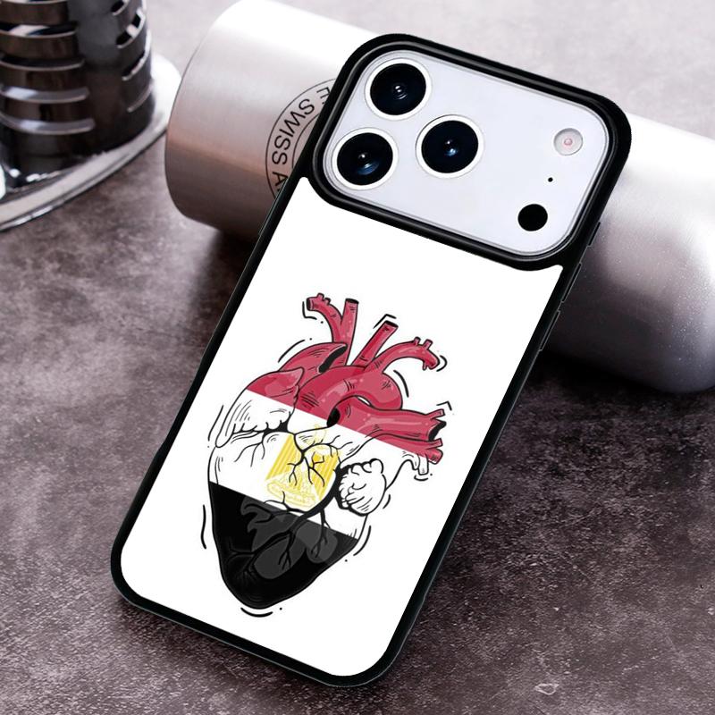 Egypt Flag Phone Case For iPhone 17 16 15 14 13 12 11 Pro Max Plus 17Air Soft Silicone Cover