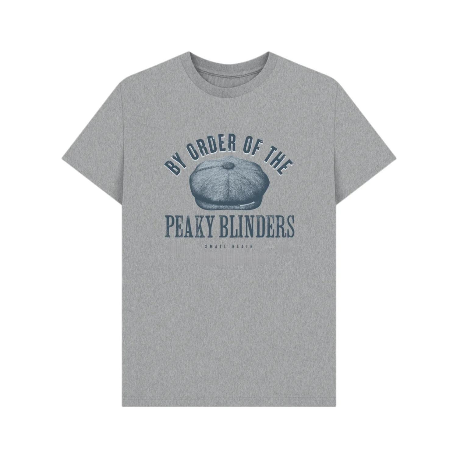 

Футболки Peaky Blinders в стиле кепи для мужчин и женщин, летняя хлопковая одежда, повседневная мода, футболка с круглым вырезом и коротким рукавом, уличная мода S чёрный