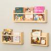 Creative Solid Wood Wall Bookshelf Free Punch Shelf Picture Bookshelf Children's Bedroom Living Room Wall Bookshelf
