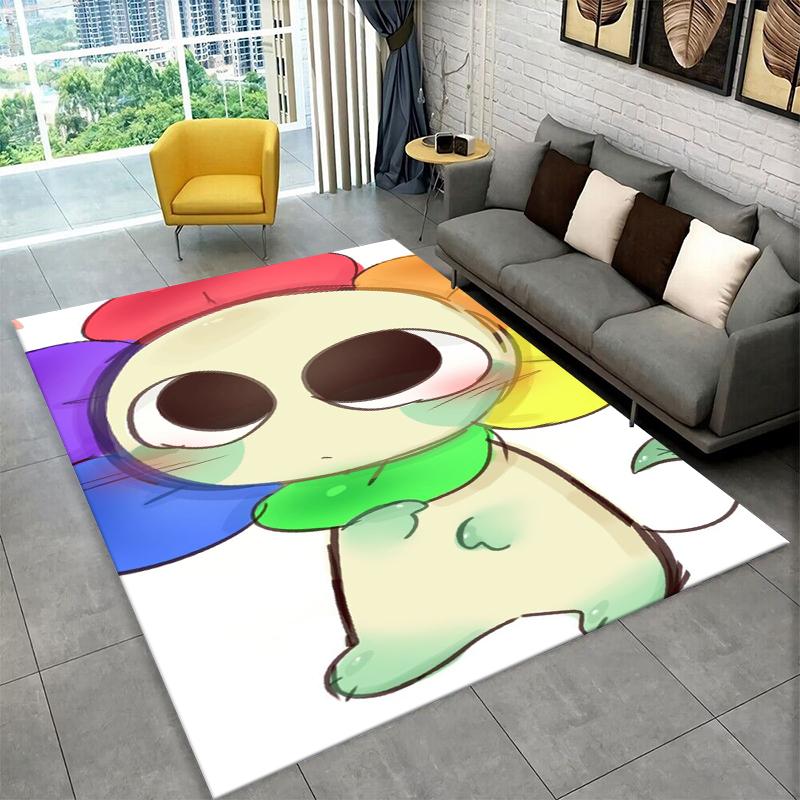 Game Dandy World Cartoon Non-Slip Area Rug for Living Room,Bedroom,Playroom,Soft Carpet Floor Mat Home Decor Rug Kids Room