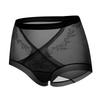 Ladies Spring and Autumn Cross Breathable Antibacterial Non Scar Body Shape High Waist Lift Hip Belly Triangle Briefs