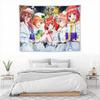 Anime TThe Quintessential Quintuplets Tapestry Wall Hanging Tapestry Art Deco Blanket Curtain Hanging At Home Living Room Decor