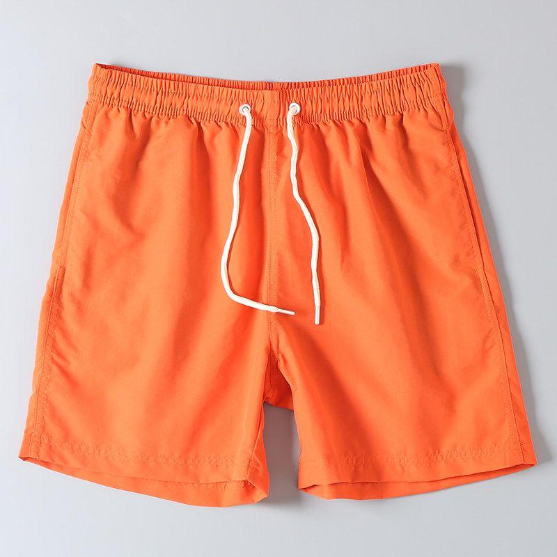 Summer Men Export Quick-Drying Candy-Colored Shorts Outdoor Sports and Casual Pure Color Swimming by the Sea Beach Shorts