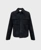 Muguet Suede Leather Jacket (Black)