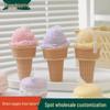 Ice Cream Cone Scented Candle – Handmade Soy Wax Birthday Gift, Fragrant Dessert Ornament