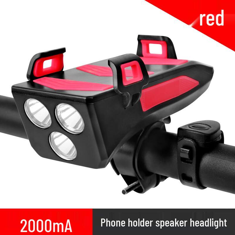 Lishi Multi-function Bicycle Light with Phone Holder