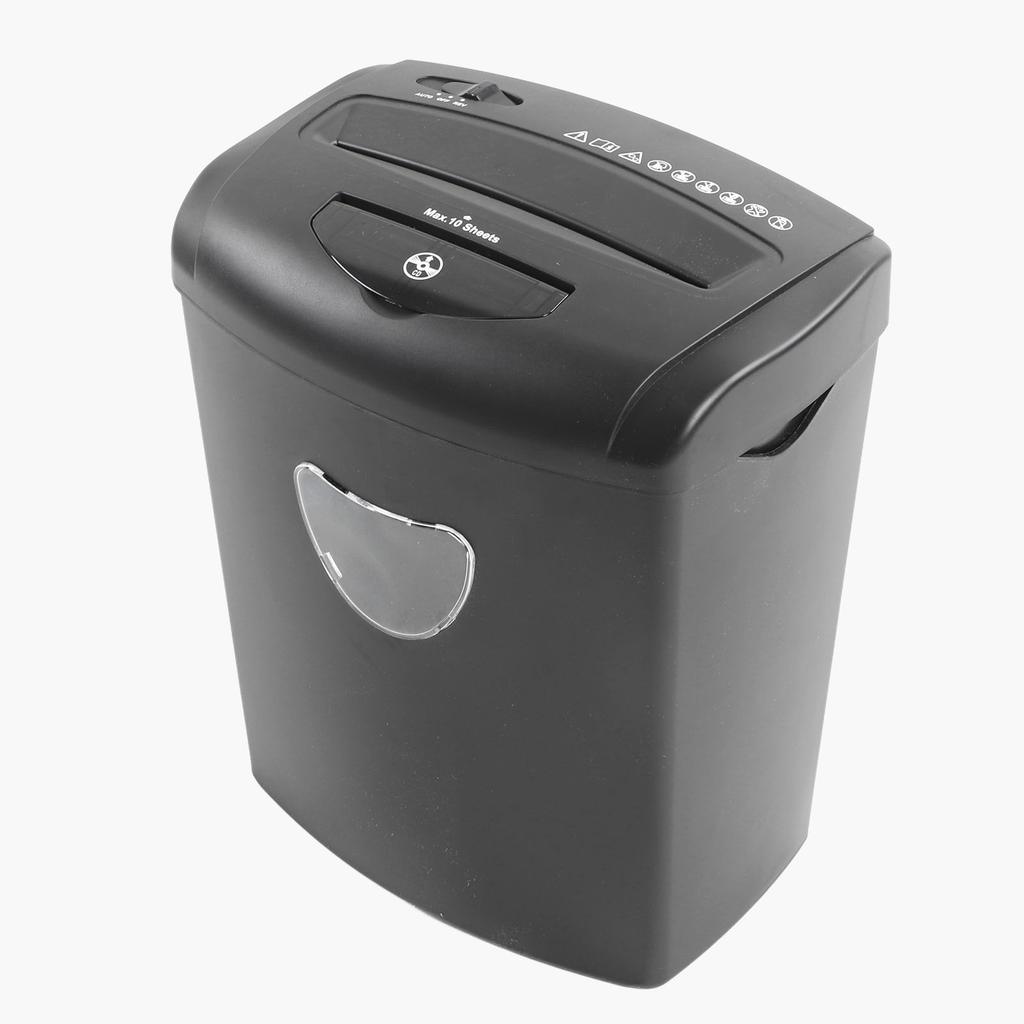 Paper Shredder with 21L Trash Can Automatic Silent 10 Sheet Cross Cut Shredder Heavy Duty for Credit Card CD Card