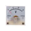 91L4 Voltage Meter DC 0-250V Square Pointer Type DC Voltmeter Portable Analog Volt Pointer Needle Analog Panel Voltage Gauge