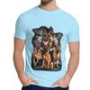 Unisex T Shirt German Shepherd Dog Quality Cotton Fashion Round Collargraphic Print T Shirt