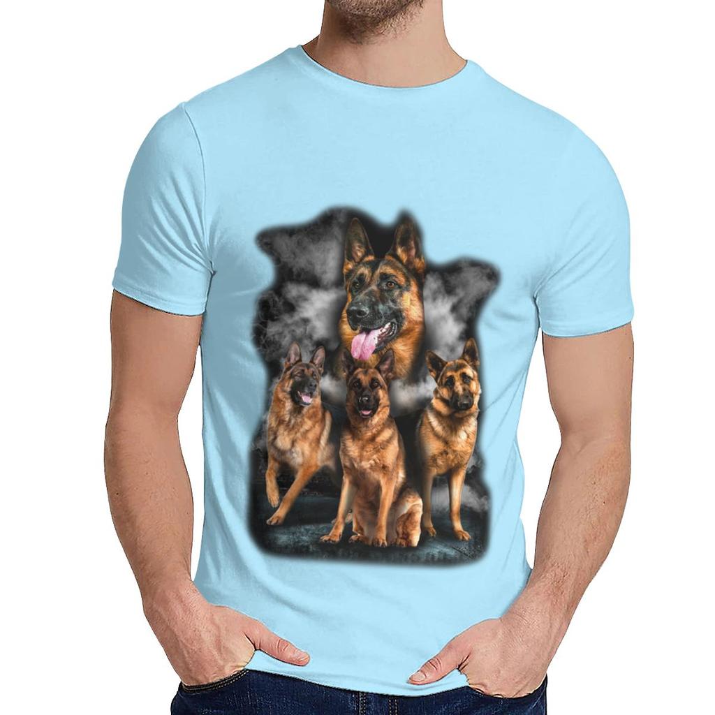 Unisex T Shirt German Shepherd Dog Quality Cotton Fashion Round Collargraphic Print T Shirt