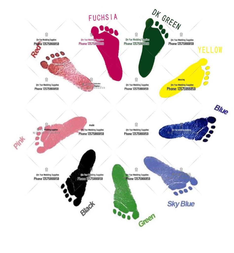 Baby Souvenirs Hand & Footprint Ink Pad - Wash-Free