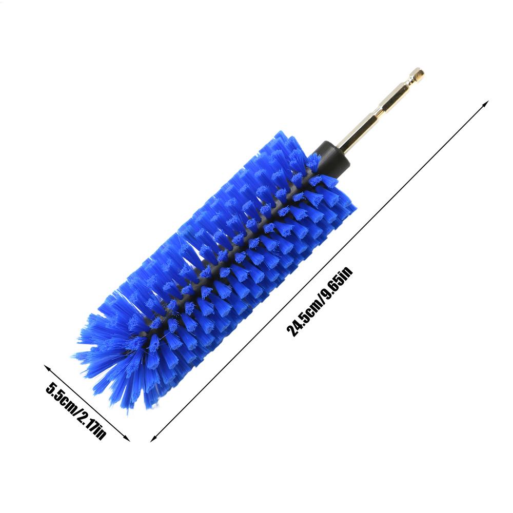 

Wheel Brush for Car Cleaning Scrubber for Auto Tire No Scratches High-Density Bristles Car Wheel Cleaning Brush for Vehicles синий