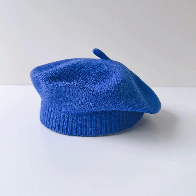 2025 Autumn/Winter Unisex Korean Knit Wool Hat for Kids and Babies - Warm, Trendy Pullover Design